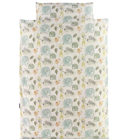 Nørgaard Madsens Bettwäsche - Baby - Beige m. Tiere