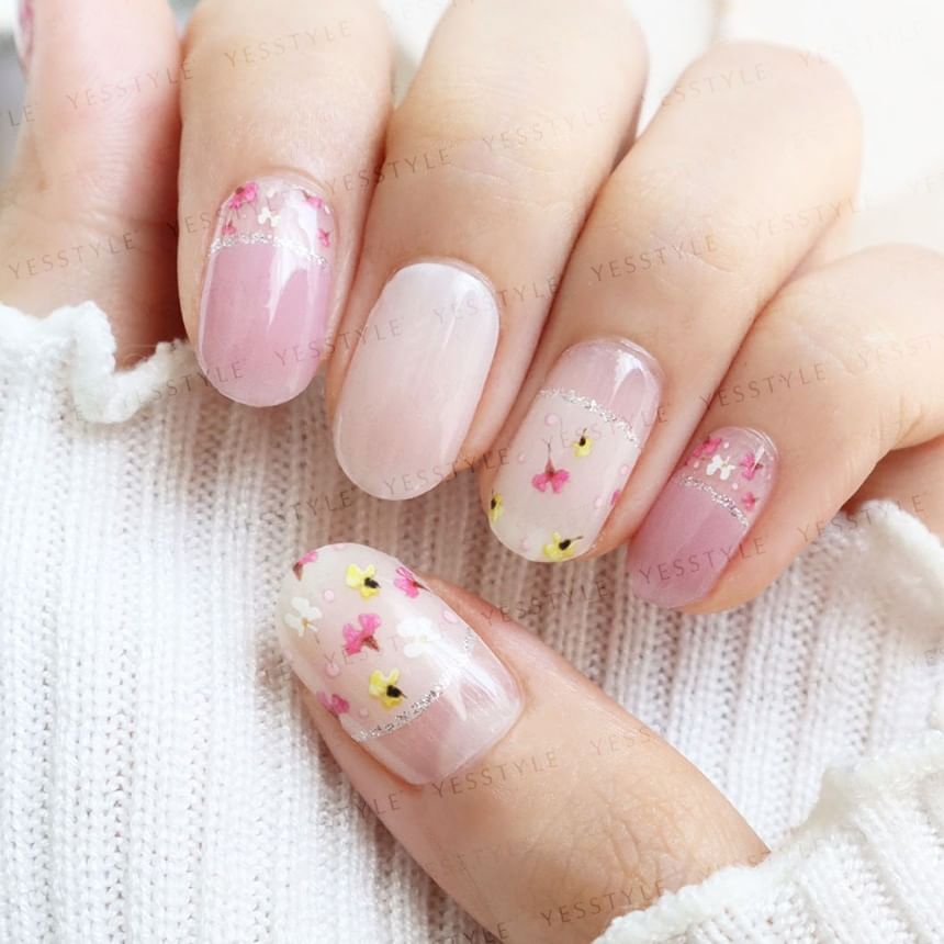 Lunacaca - Bloemenvlagen Nail Art Stickers