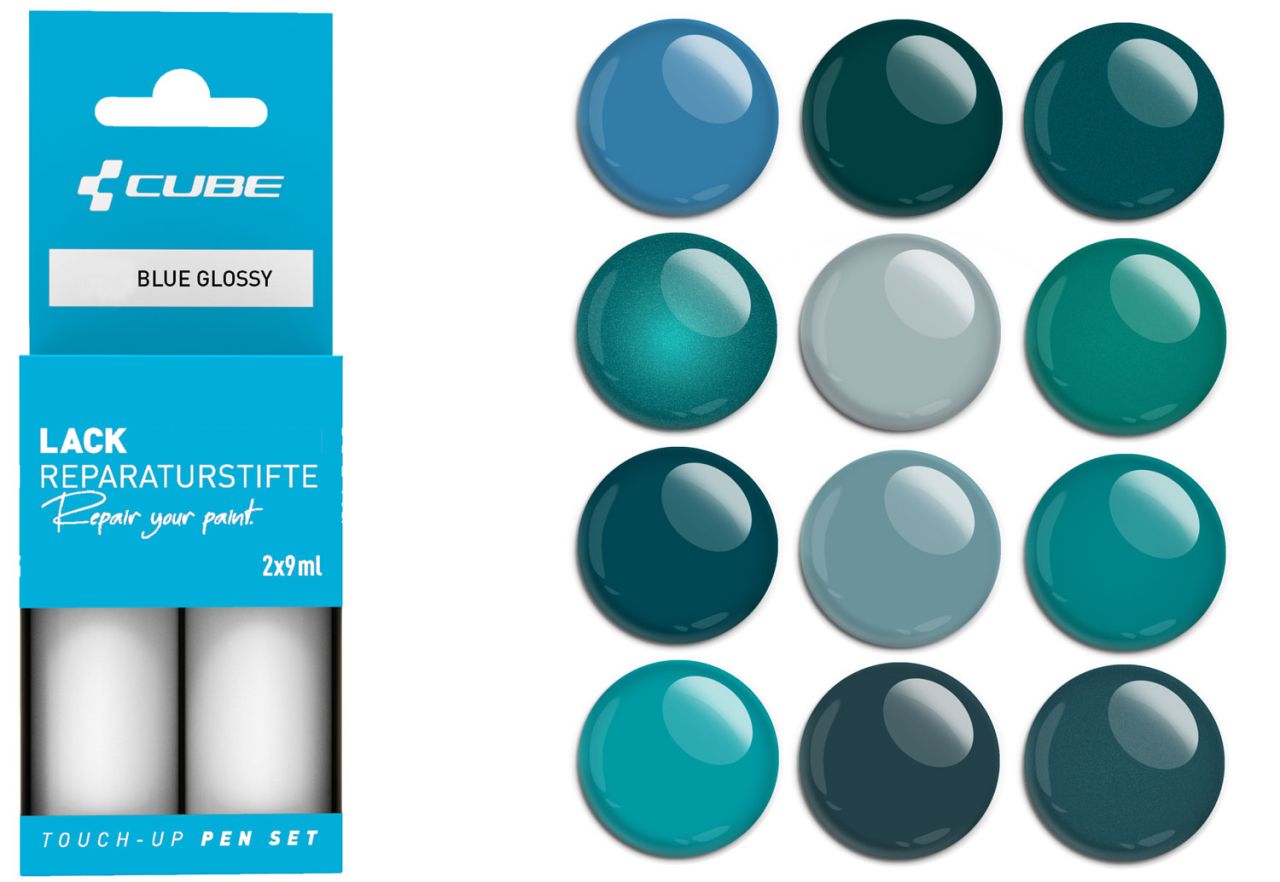 Cube Lackreparaturstift Set BLUE glossy kaufen | Bike-Discount