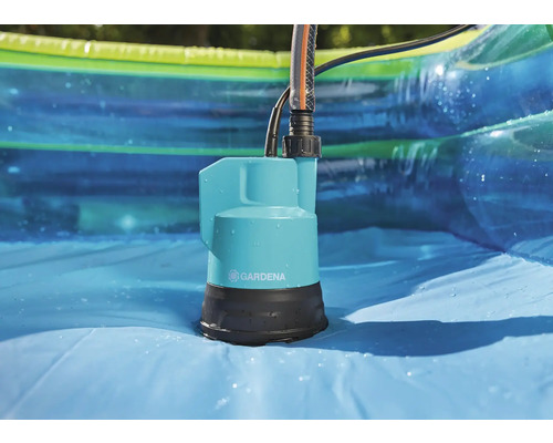 GARDENA 2000/2 18V (Power for All) accu-aangedreven dompelpomp voor schoon water inclusief accu en lader