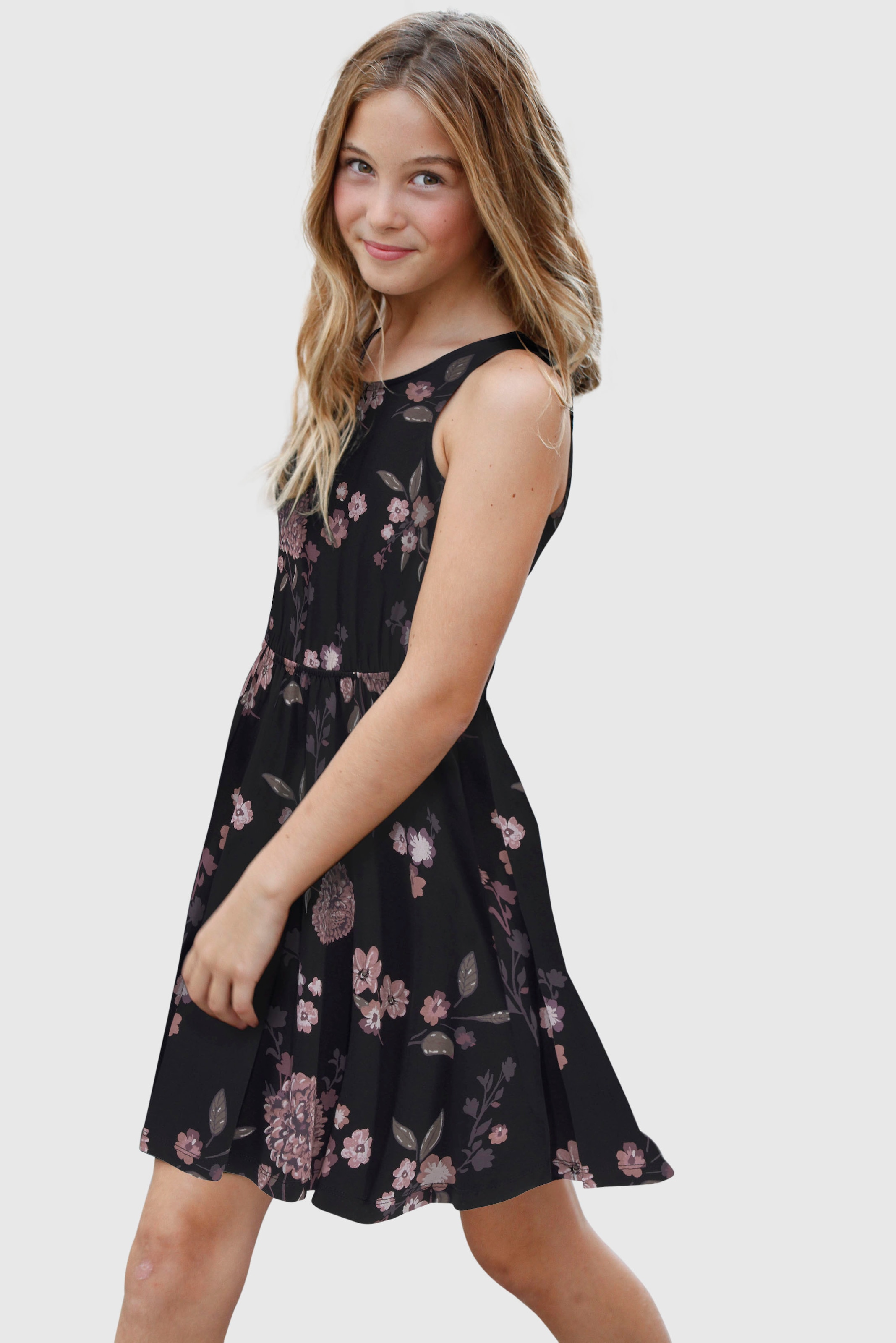 KIDSWORLD Jerseykleid festliche Anlässe,  ärmelloses Kleid
