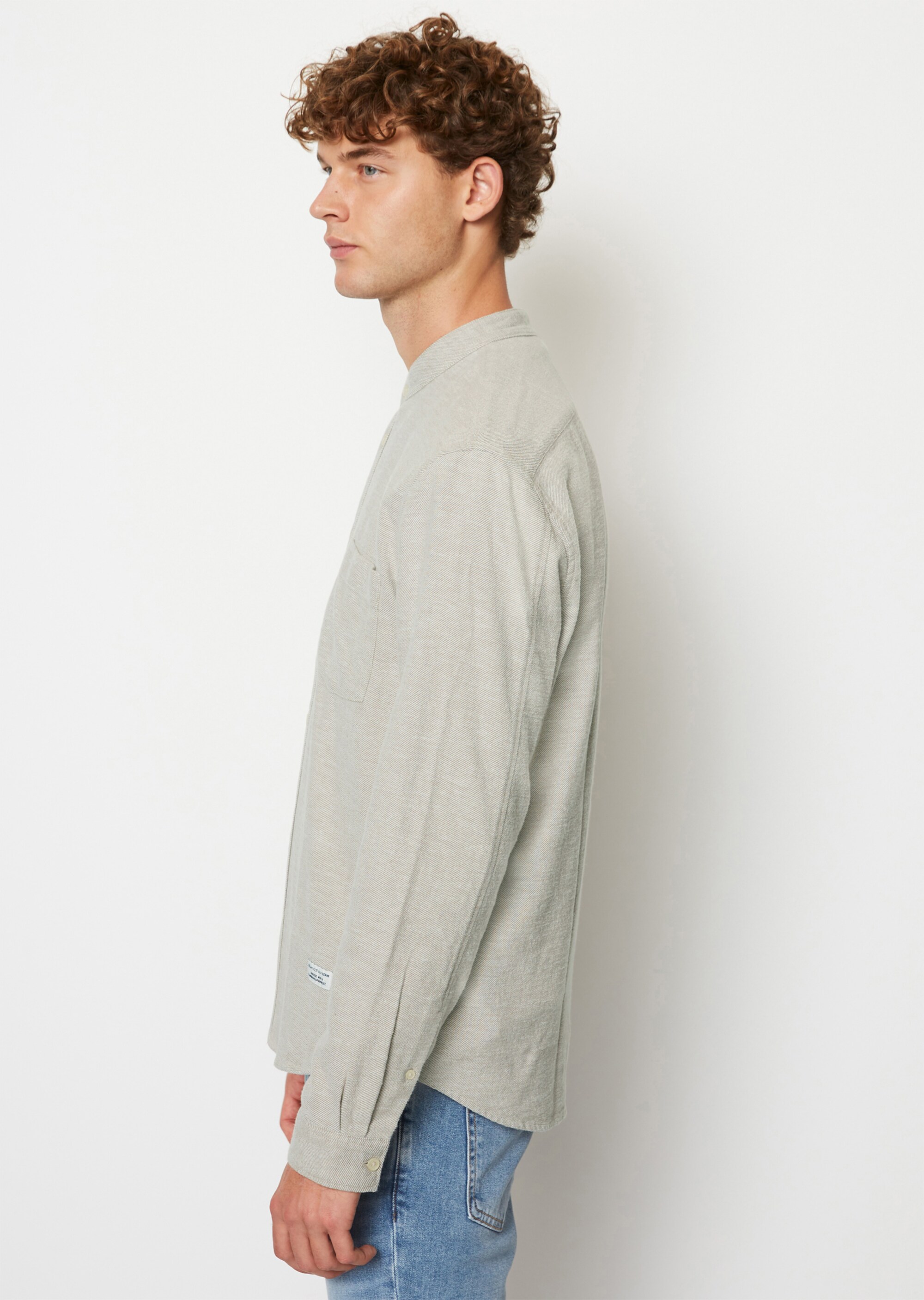 Hemd regular aus softem Bio-Baumwoll-Twill
