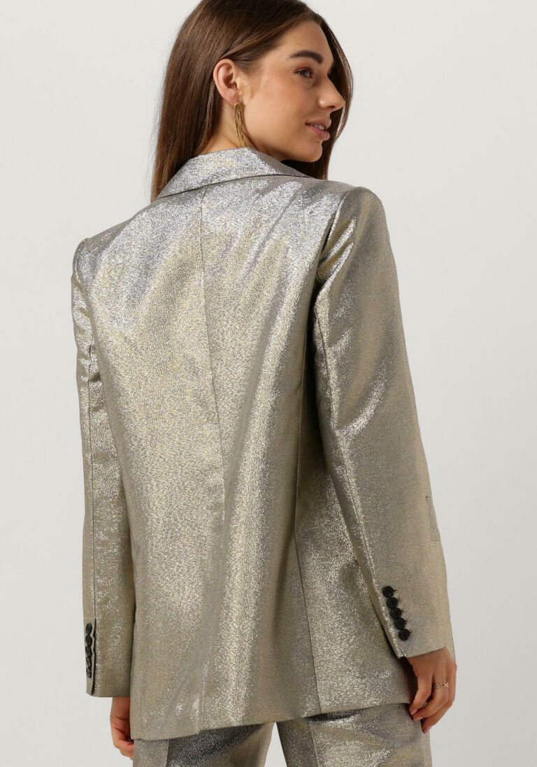 CO\\'COUTURE gouden co'couture blazer sparklecc sis blazer