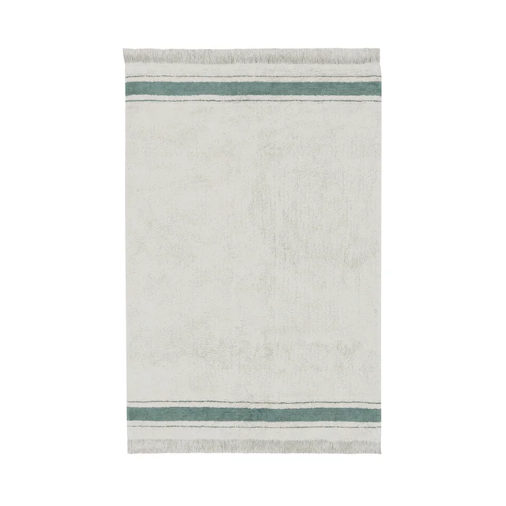 Lorena Canals - Gastro Teppich, 140 x 200 cm, vintage blau