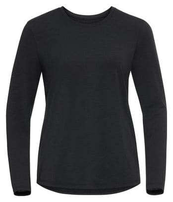 Maillot Manches Longues Odlo Halden Noir Femme