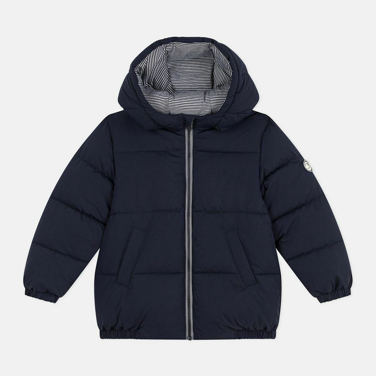 PETIT BATEAU<br>Jaqueta de penas com capuz