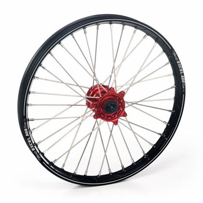 Roue Haan Wheels arrière dimension 19x2.15 Noir/Rouge