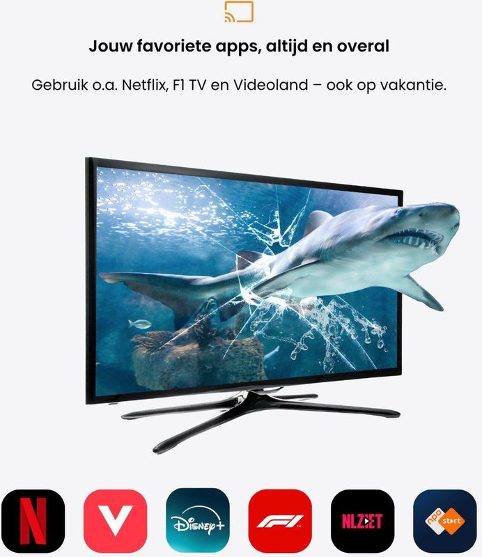 HappyLEDS - Android TV Dongle - 4K - Chromecast Streaming Box - WiFi & Bluetooth