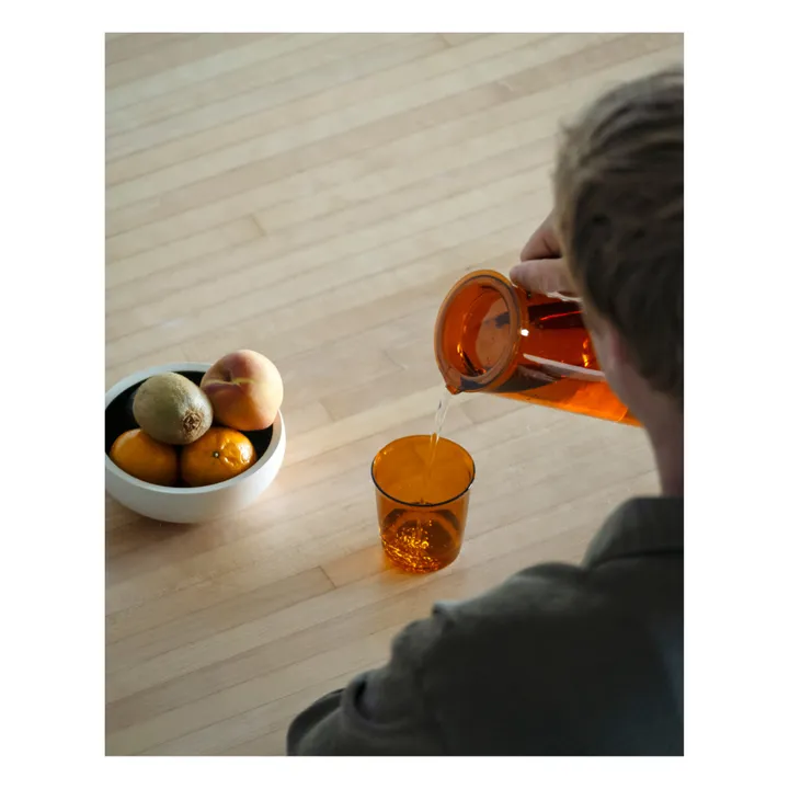 Kinto Verre Cast simple paroi - 350 ml | Ambre