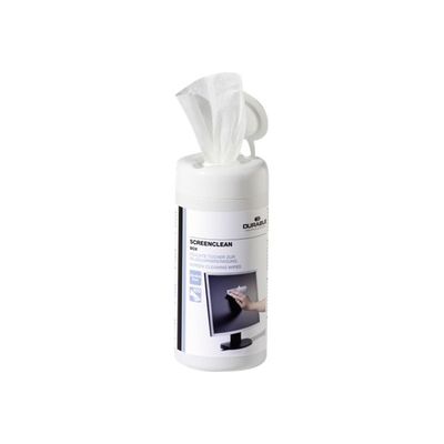 Durable Screenclean Box - boite de 100 lingettes imprégnées