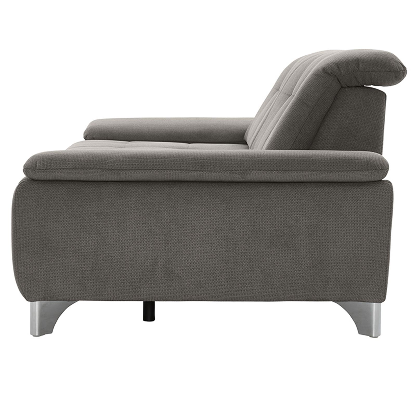 polsterpower 3-Sitzer-Sofa - Belle grey - Basismodell