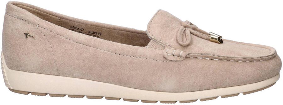 Tamaris suède mocassins beige