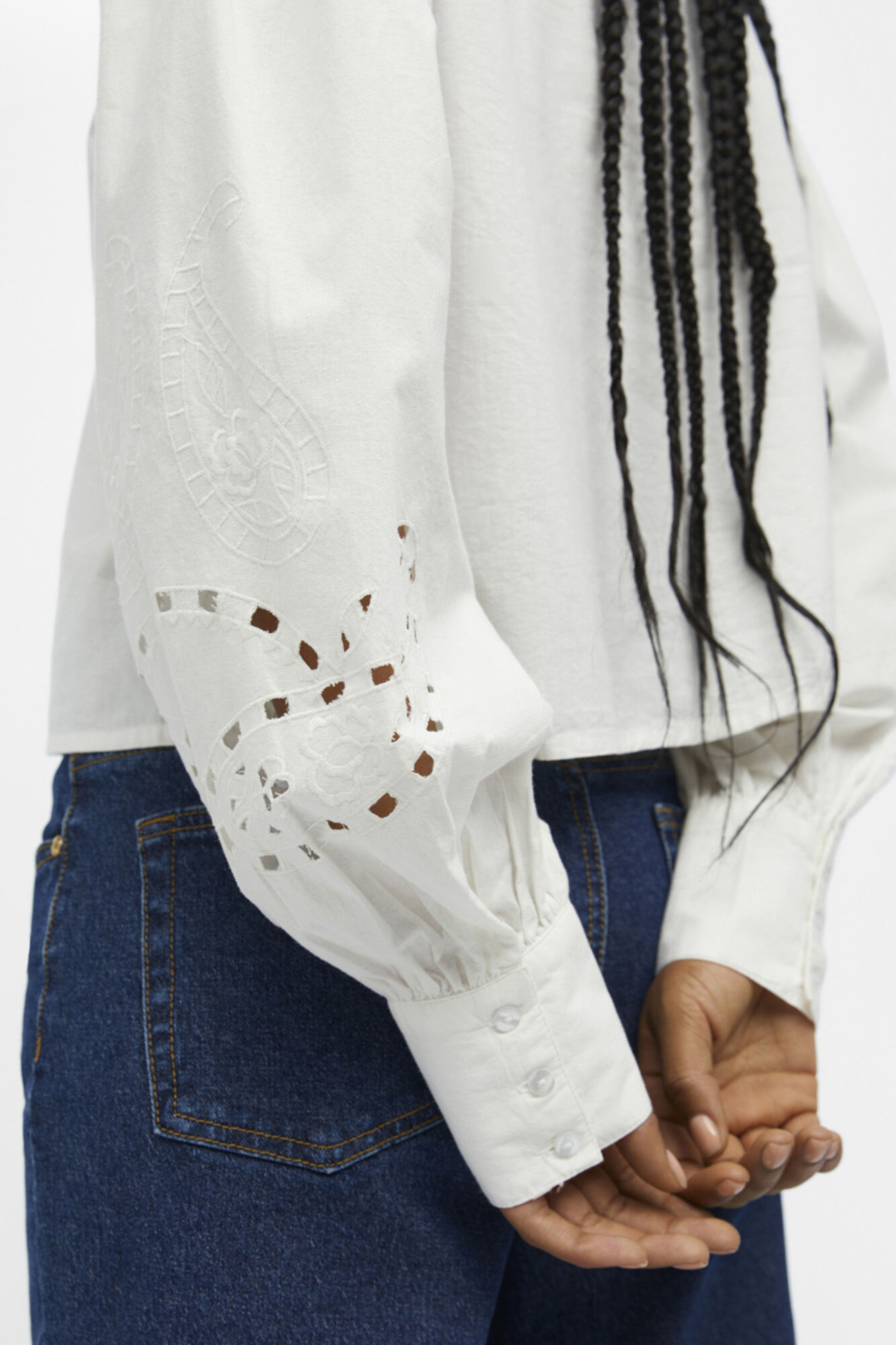 Blusa balonê - Branca