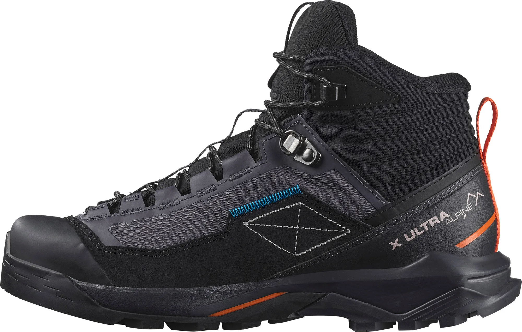 Salomon X Ultra Alpine Mid Gtx W Nine Iron/Black/Red Orange