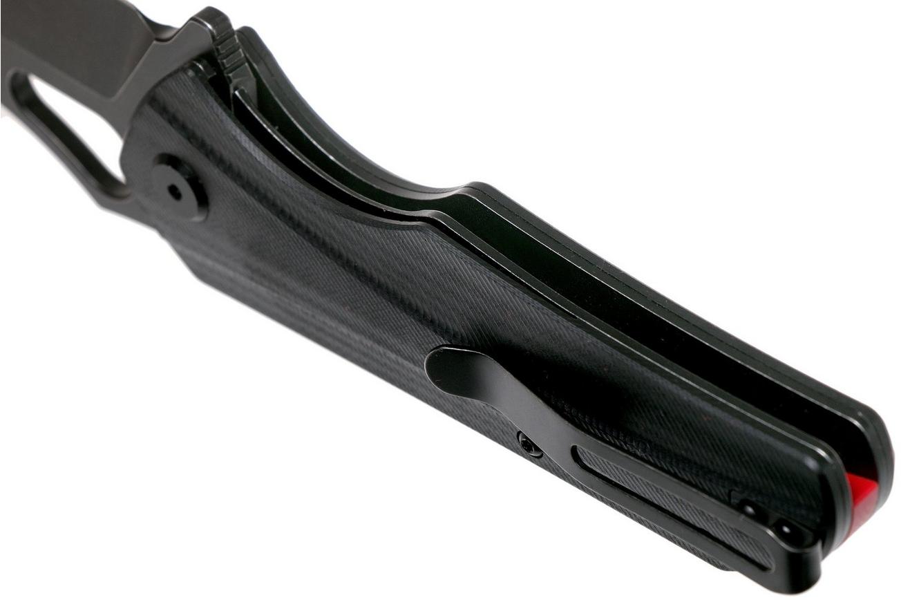 Bestech Operator BG36B Black G10, Blackwashed zakmes