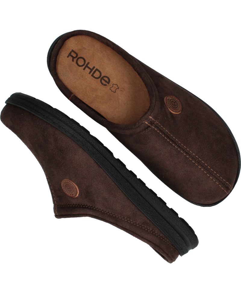 Rohde Pantoffels Bruin Heren