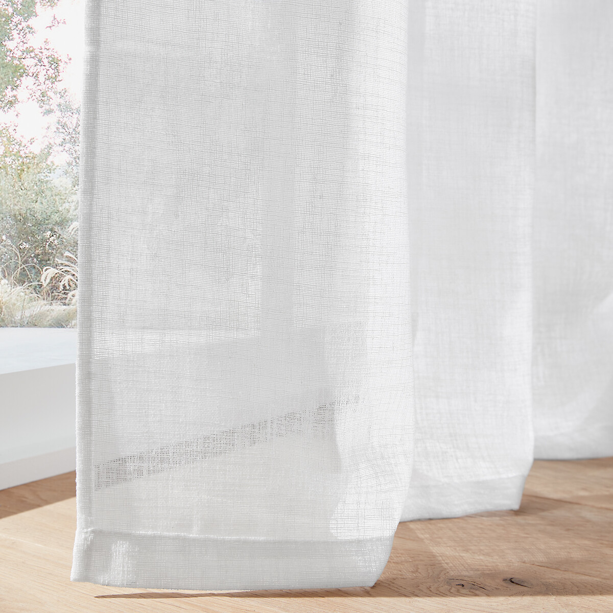 LA REDOUTE INTERIEURS<br>Cortina de vidro, ampla, com ilhós, Nyong