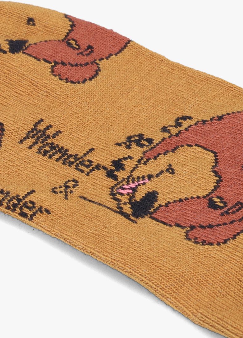 WANDER & WONDER bruine wander & wonder sokken bear socks