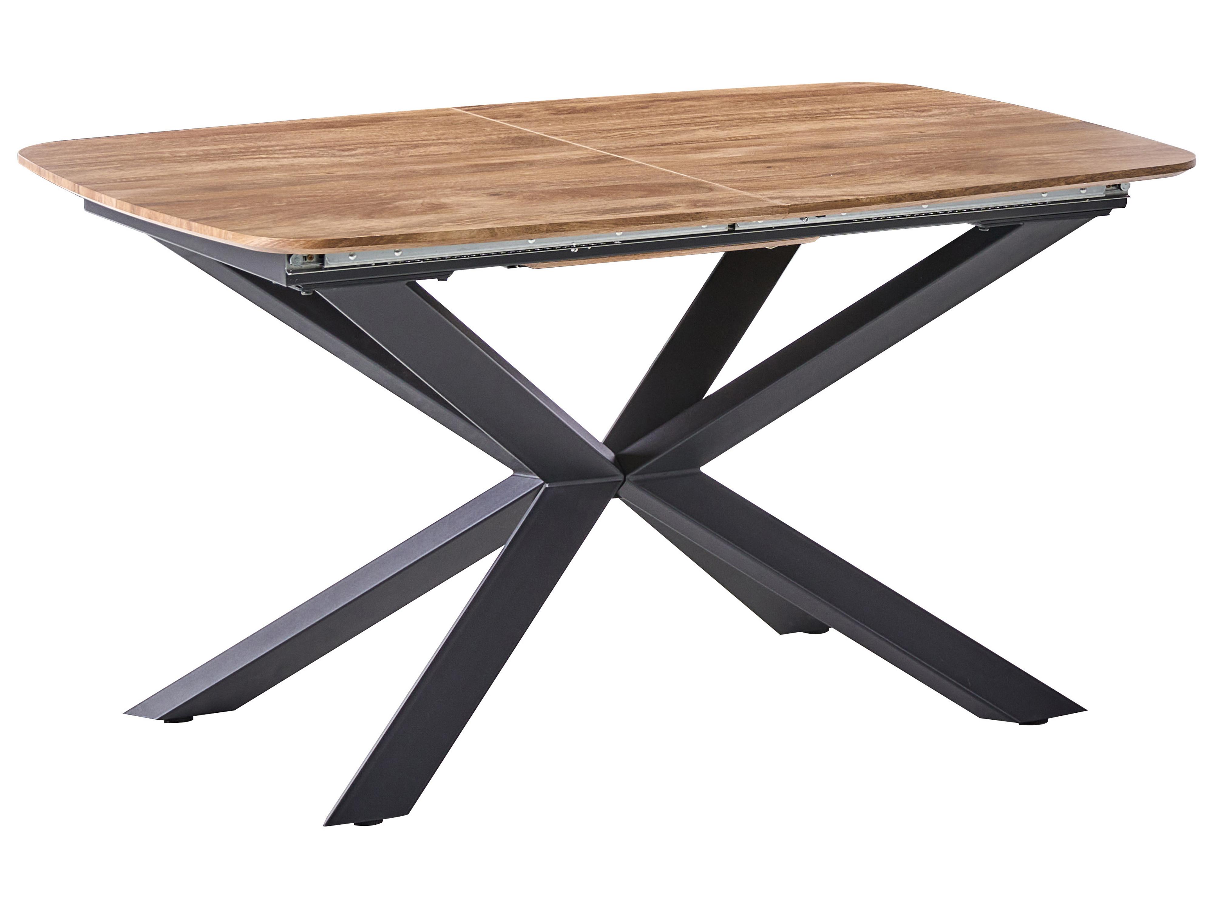 Eettafel uitschuifbaar GAIRDNER Bruin 90 cm 140/180 cm