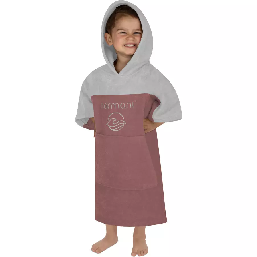 normani Kinder Badeponcho Puwai Rosa