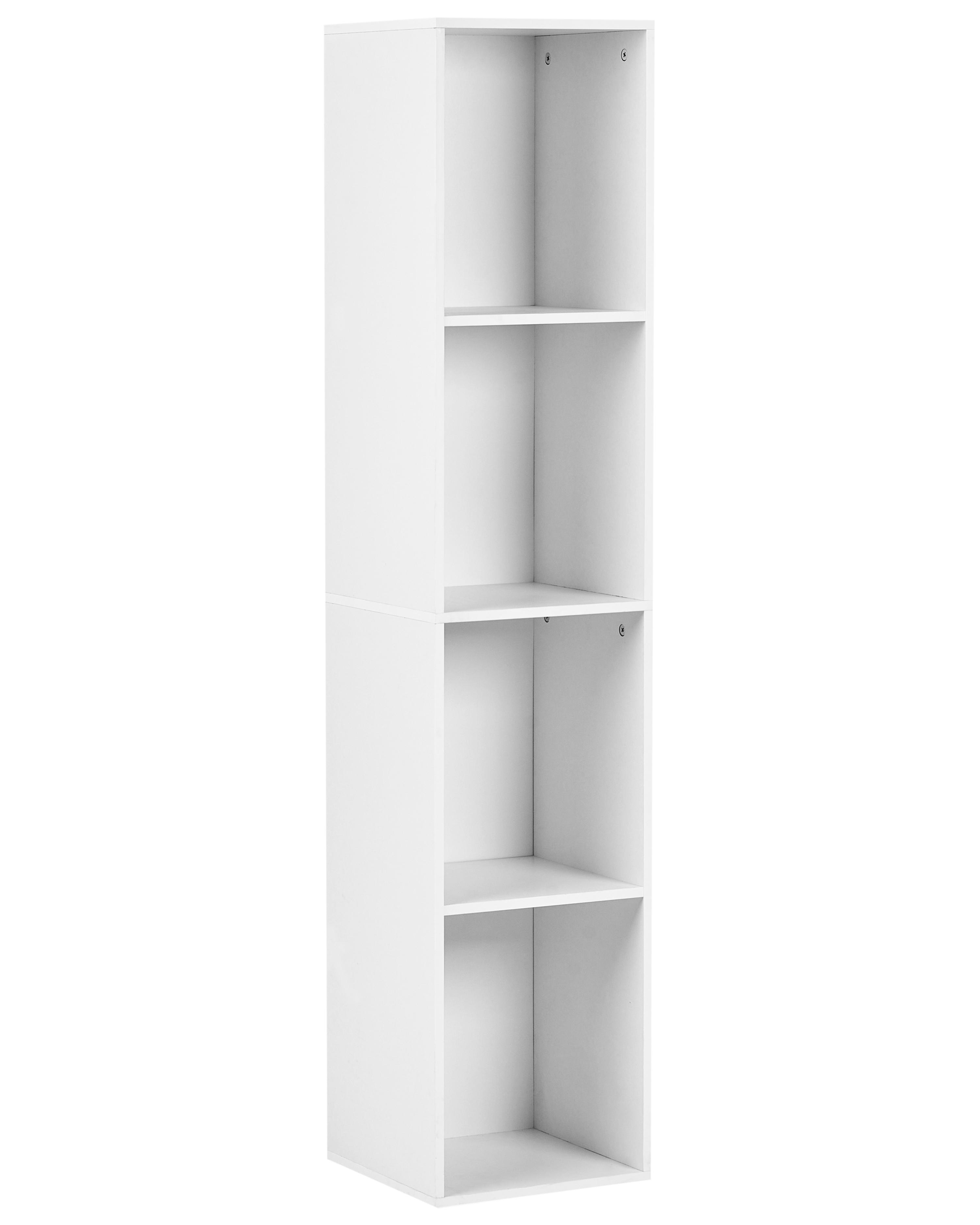Boekenkast met 4 planken WINNIPEG 143 cm Wit