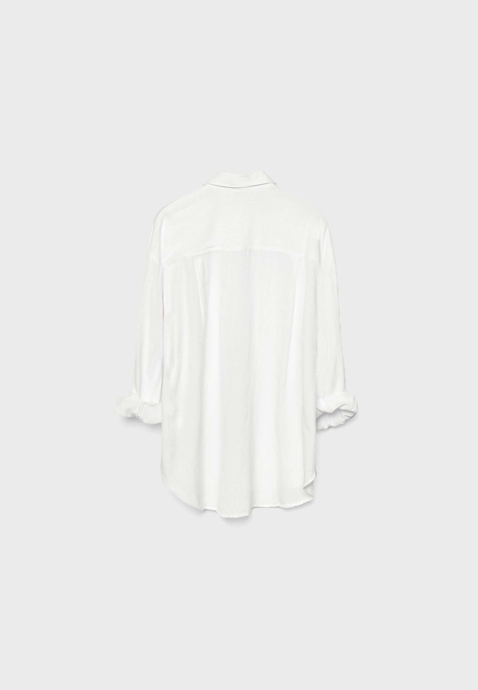 Camisa de mistura de linho