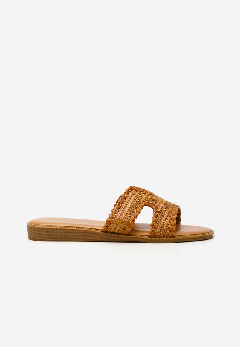 Mules plates femme chameau Claudya