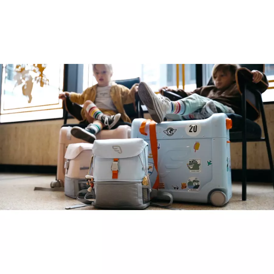 JETKIDS™ BY STOKKE® Aufsitzkoffer BedBox™ mit Crew BackPack™ Pink