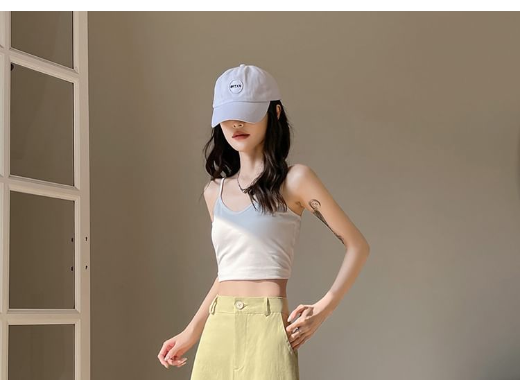 hollybunbur - High Rise Plain Wide Leg Pants