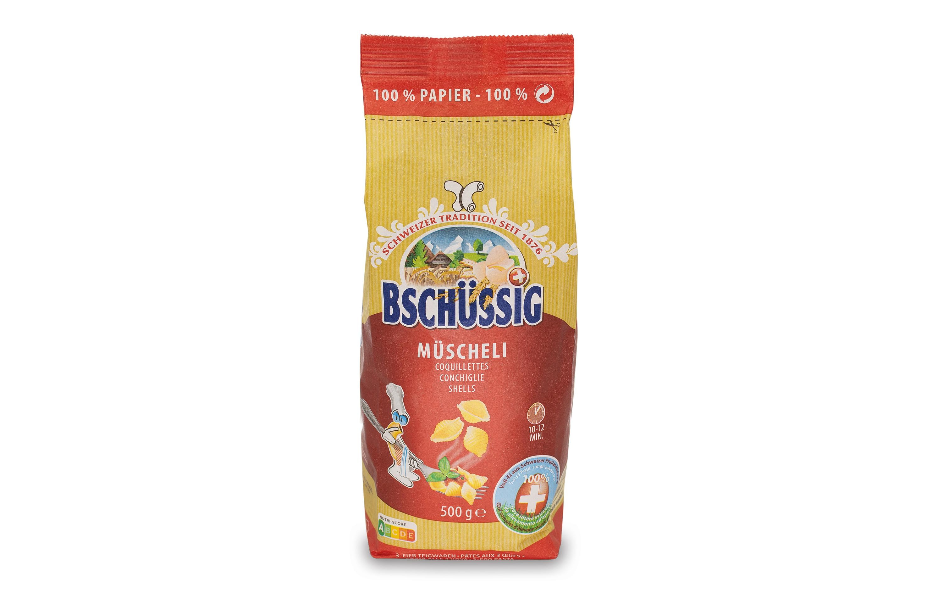 Teigwaren Müscheli 500 gPasta aus der Schweiz