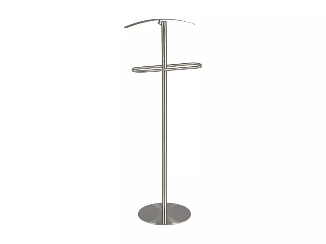 VALIA - Valet de Nuit en Inox Gris