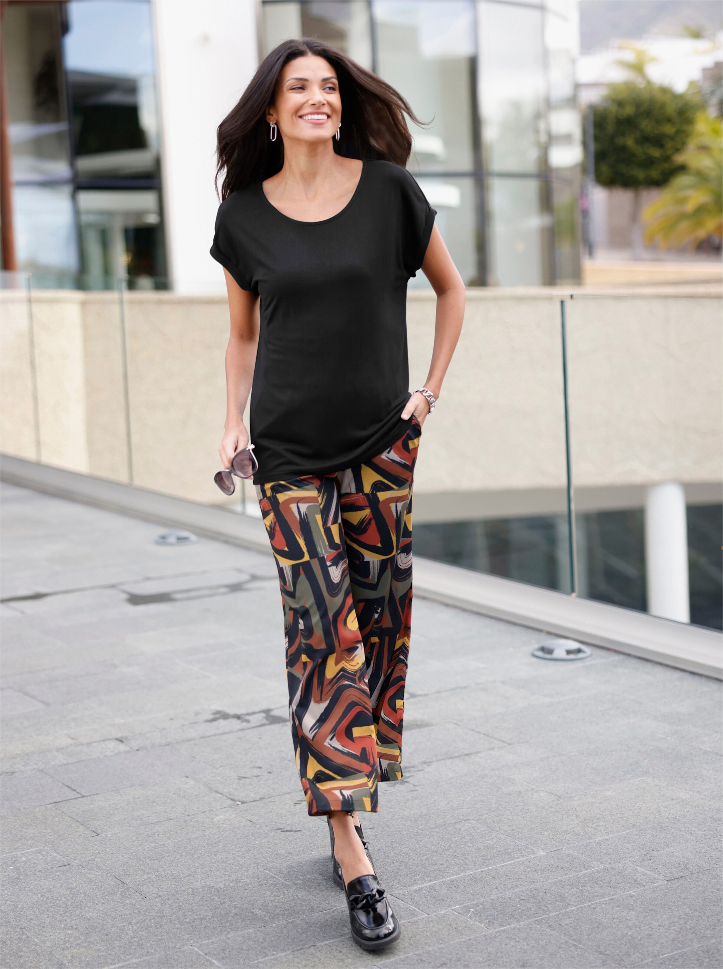 Shirt aus reiner Viskose