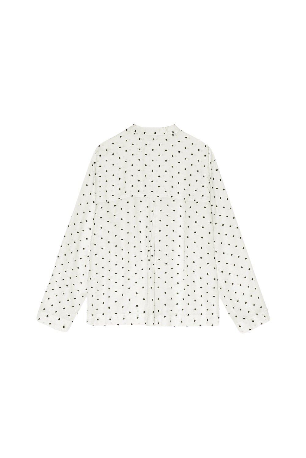 Moshi Moshi Mind  Hope silky natskjorte - ecru/black dots