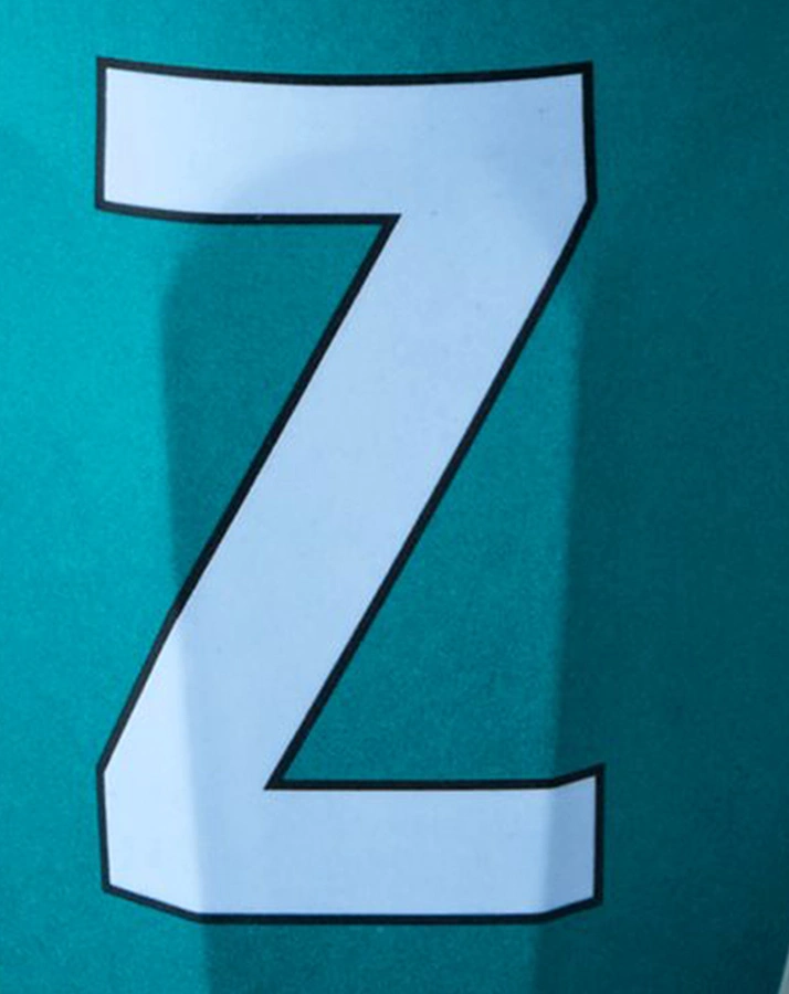 Melamin-Becher LETTER Z - MEDIUM in green