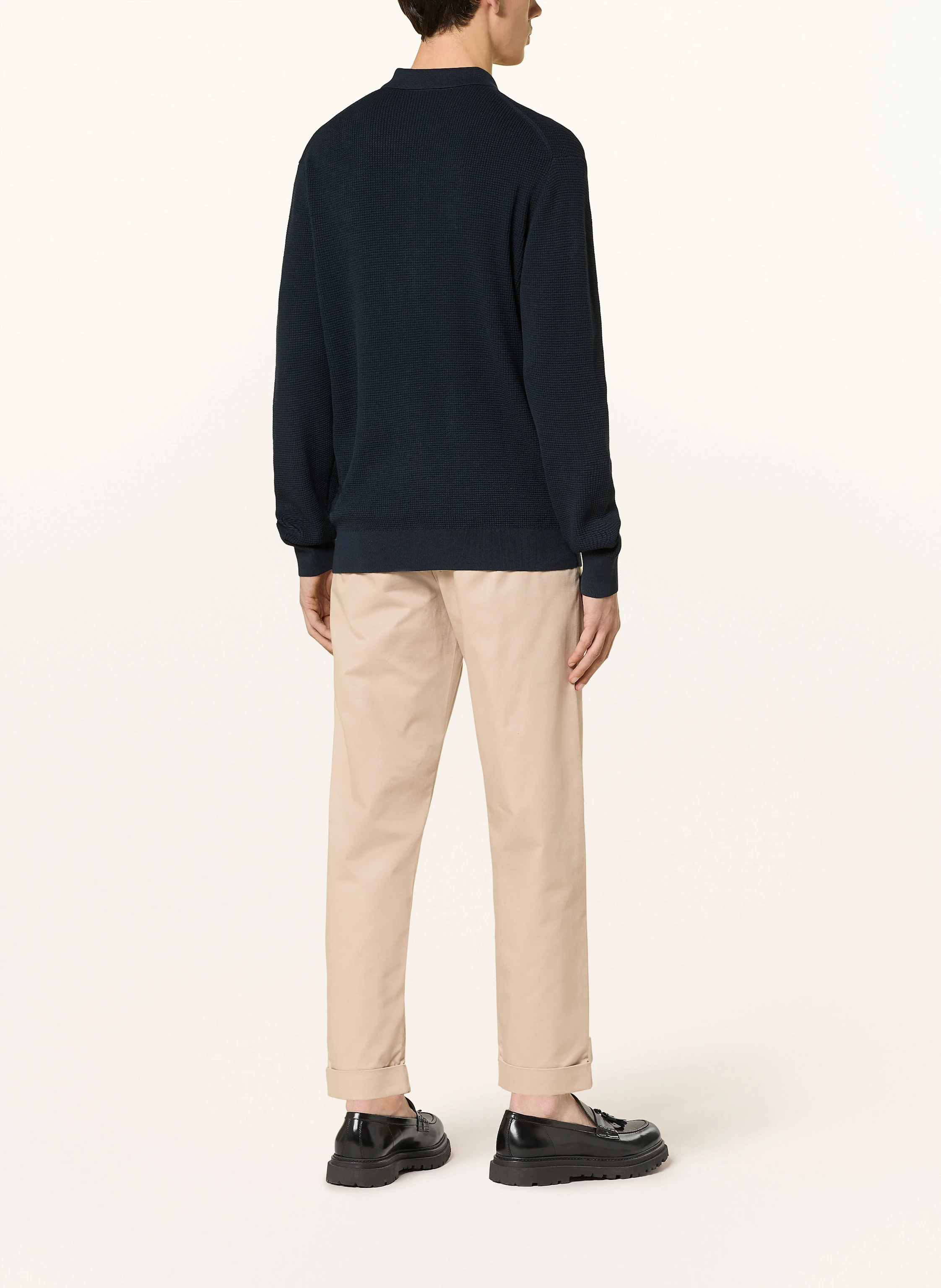 OLYMP Strick-Poloshirt