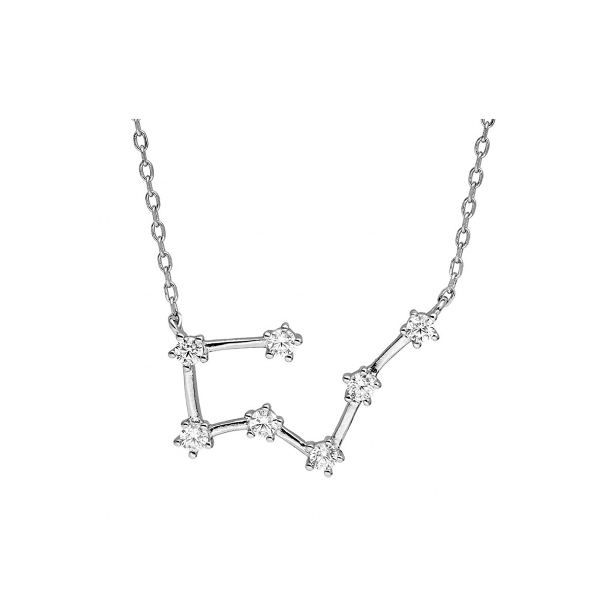 Collier Constellation Taureau - Argent