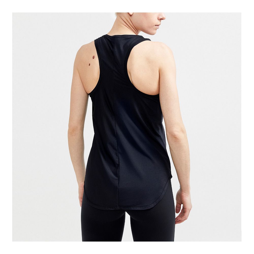 Craft CORE CHARGE RIB - Débardeur Femme black