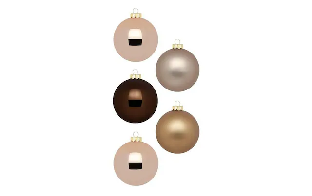 Weihnachtsbaumkugel »Elegant Lounge Ø 8 cm 12 Stück«