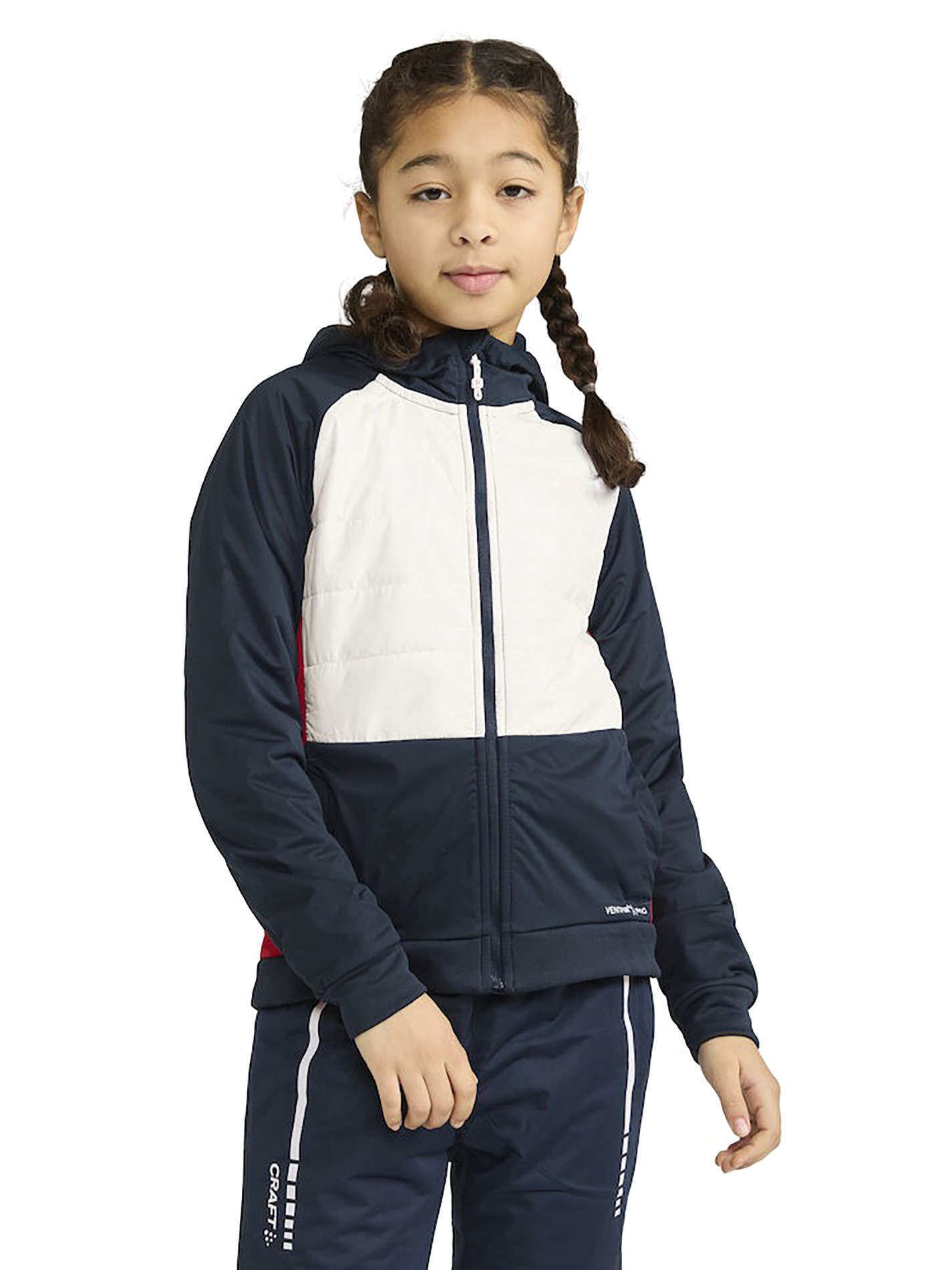 NOR ADV Thermal Hood XC Jacket Junior Blaze/Bright Red