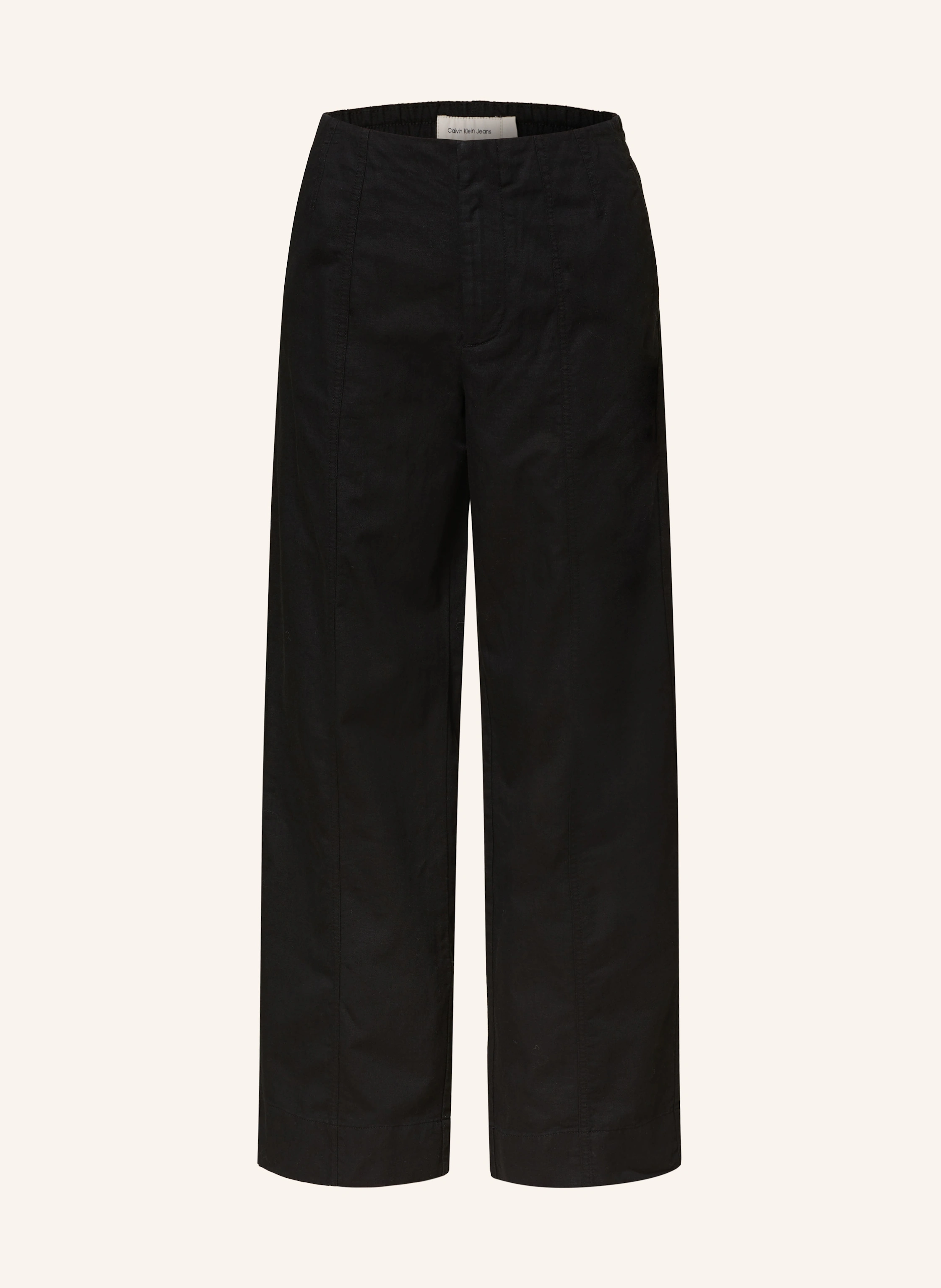 Calvin Klein Jeans Marlenehose mit Leinen