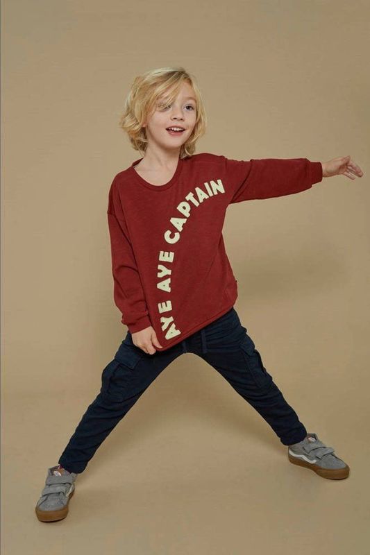 Sturdy - Sweater - Donkerrood