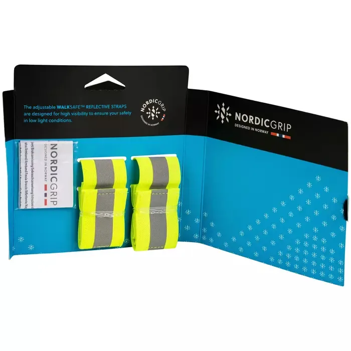 Nordic Grip Reflective 2 Arm/Leg Band Black