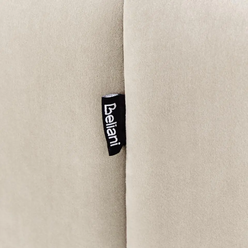 MALUNG - Fauteuil - Beige - Fluweel