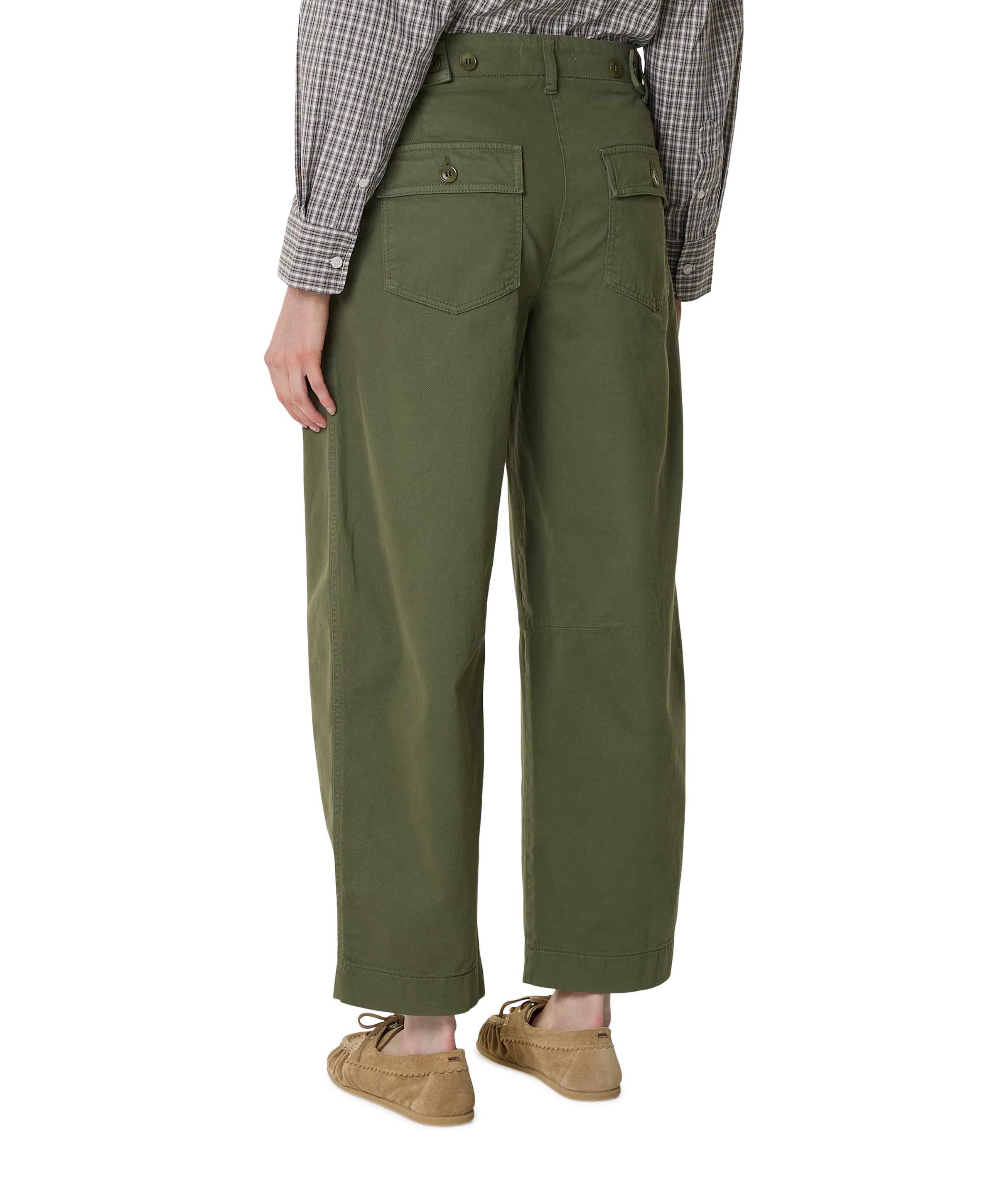 Cambio October dames broek groen