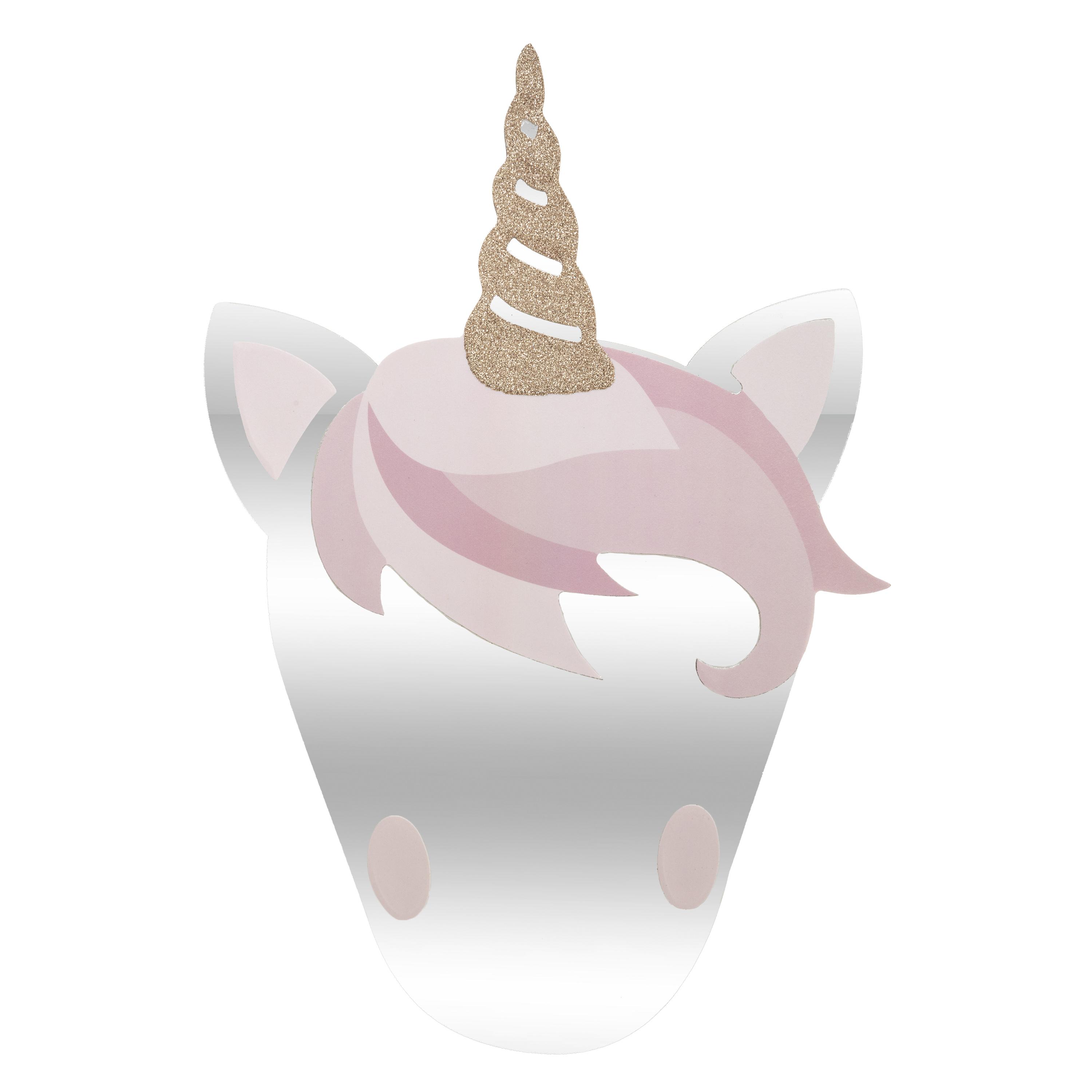 STICKER MIROIR LICORNE