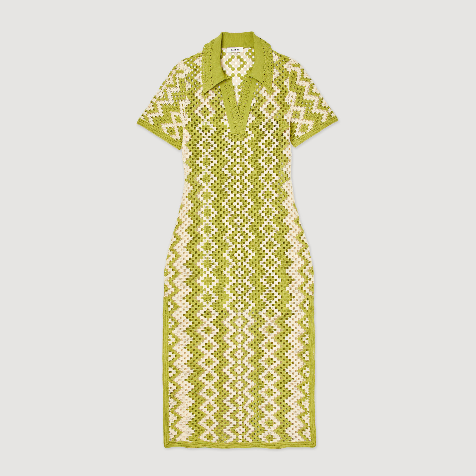 Robe tunique en crochet