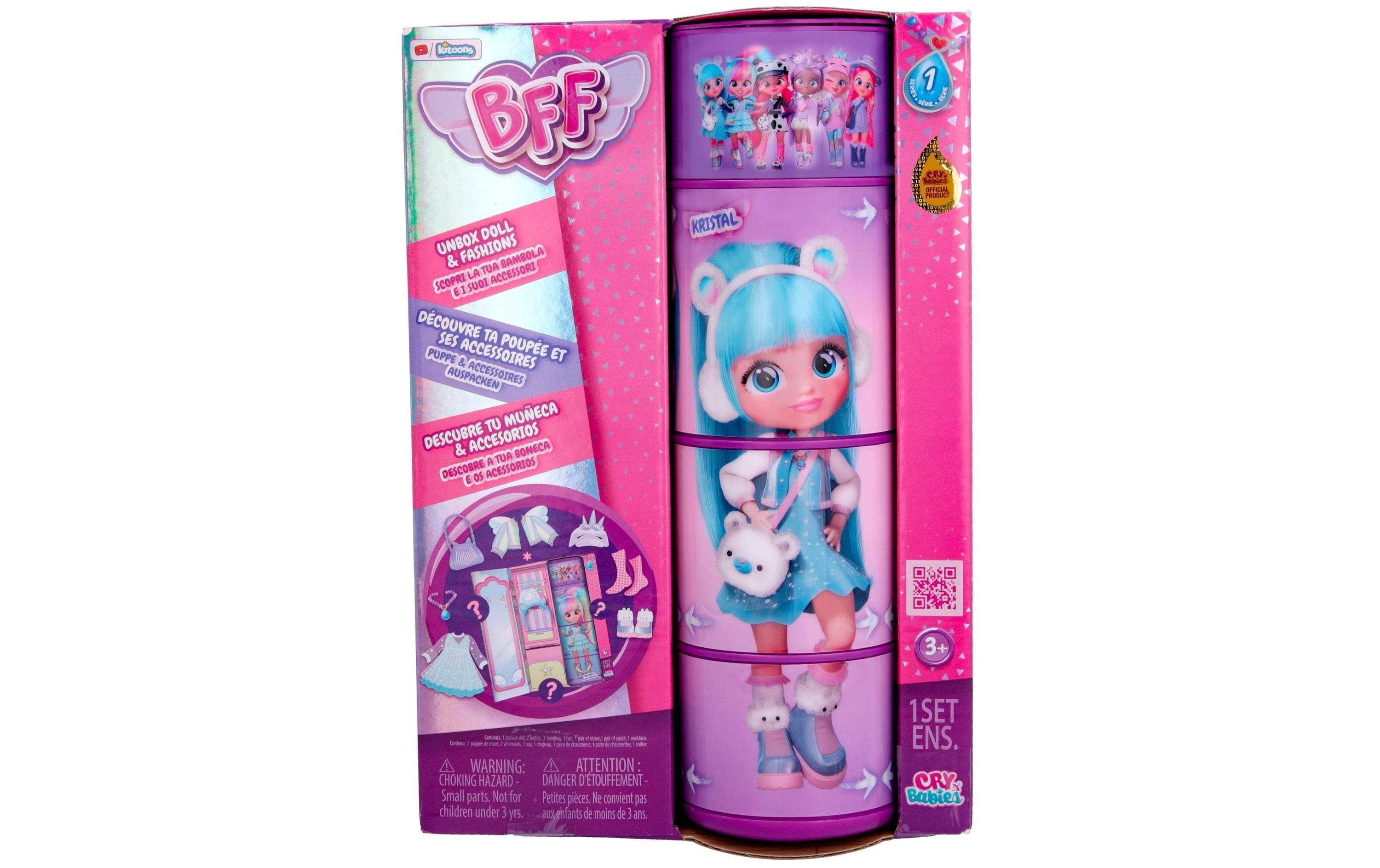 Puppe Cry Babies BFF – KristalFashion-Puppe mit Zubehör