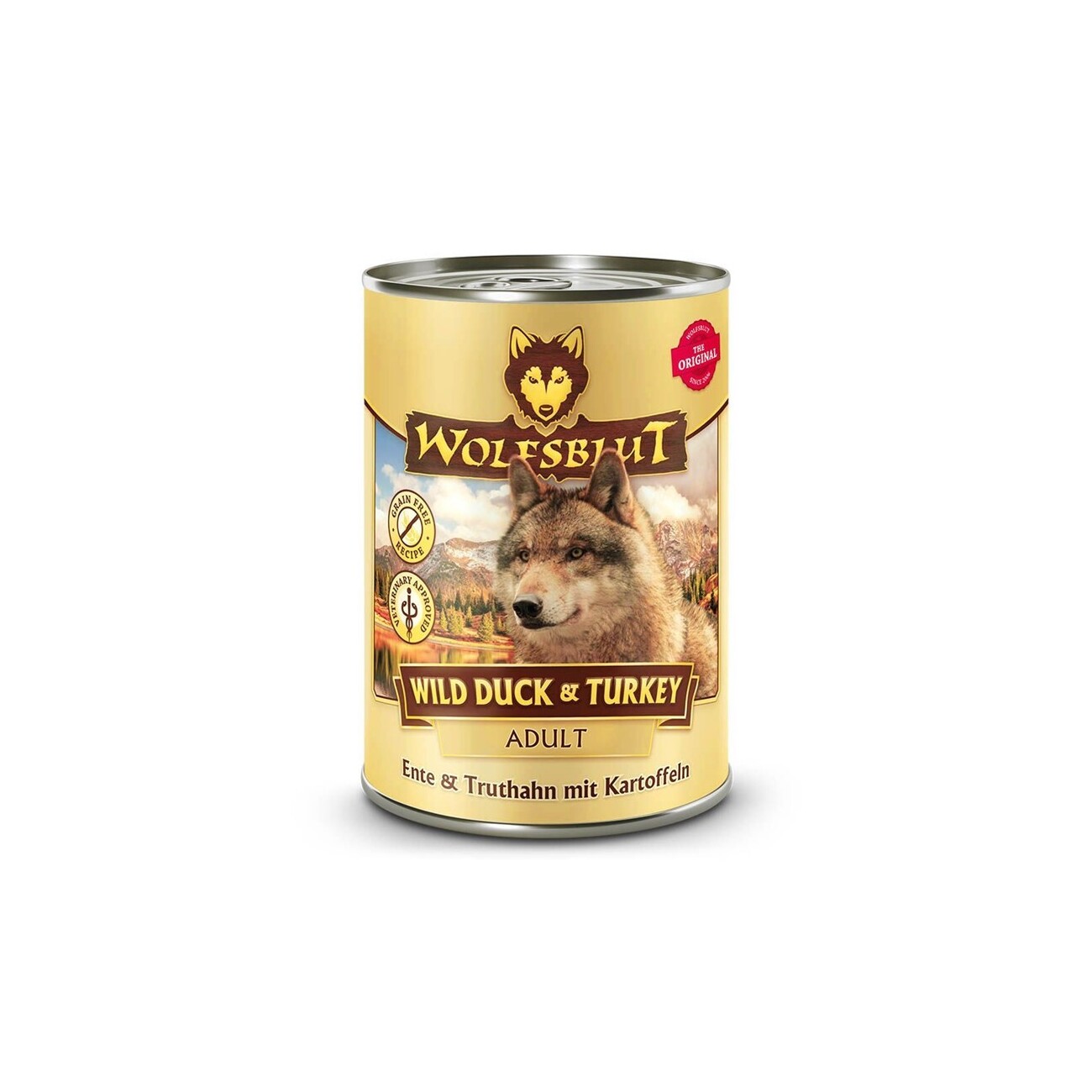 WOLFSBLUT Adult Wild Duck & Turkey 6x395g
