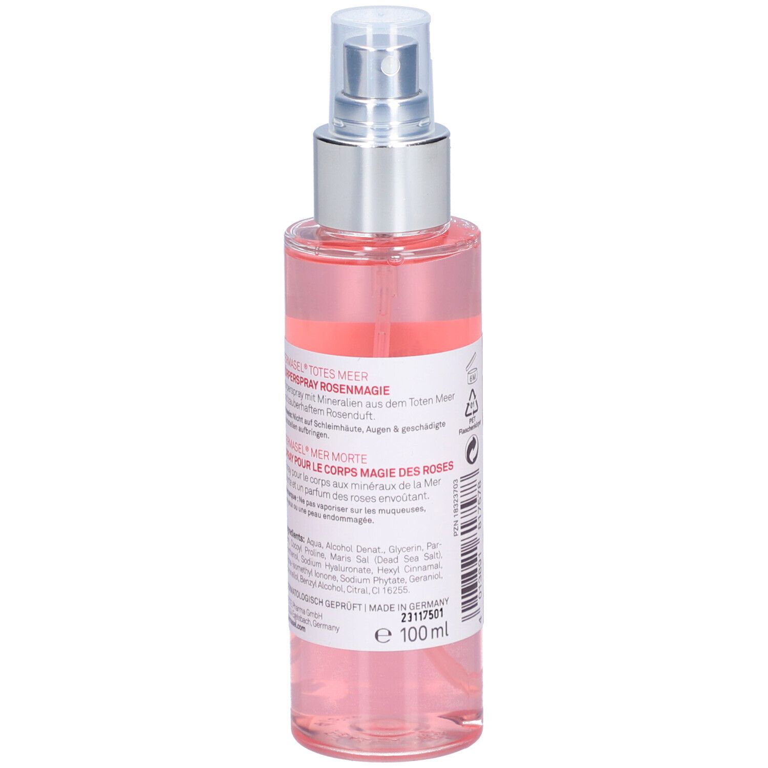 DERMASEL® TOTES MEER Körperspray Rosen Magie