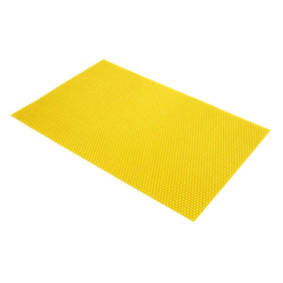 Cire gaufrée dadant hausse : hauteur 13cm et longueur 41cm carton 1kg
